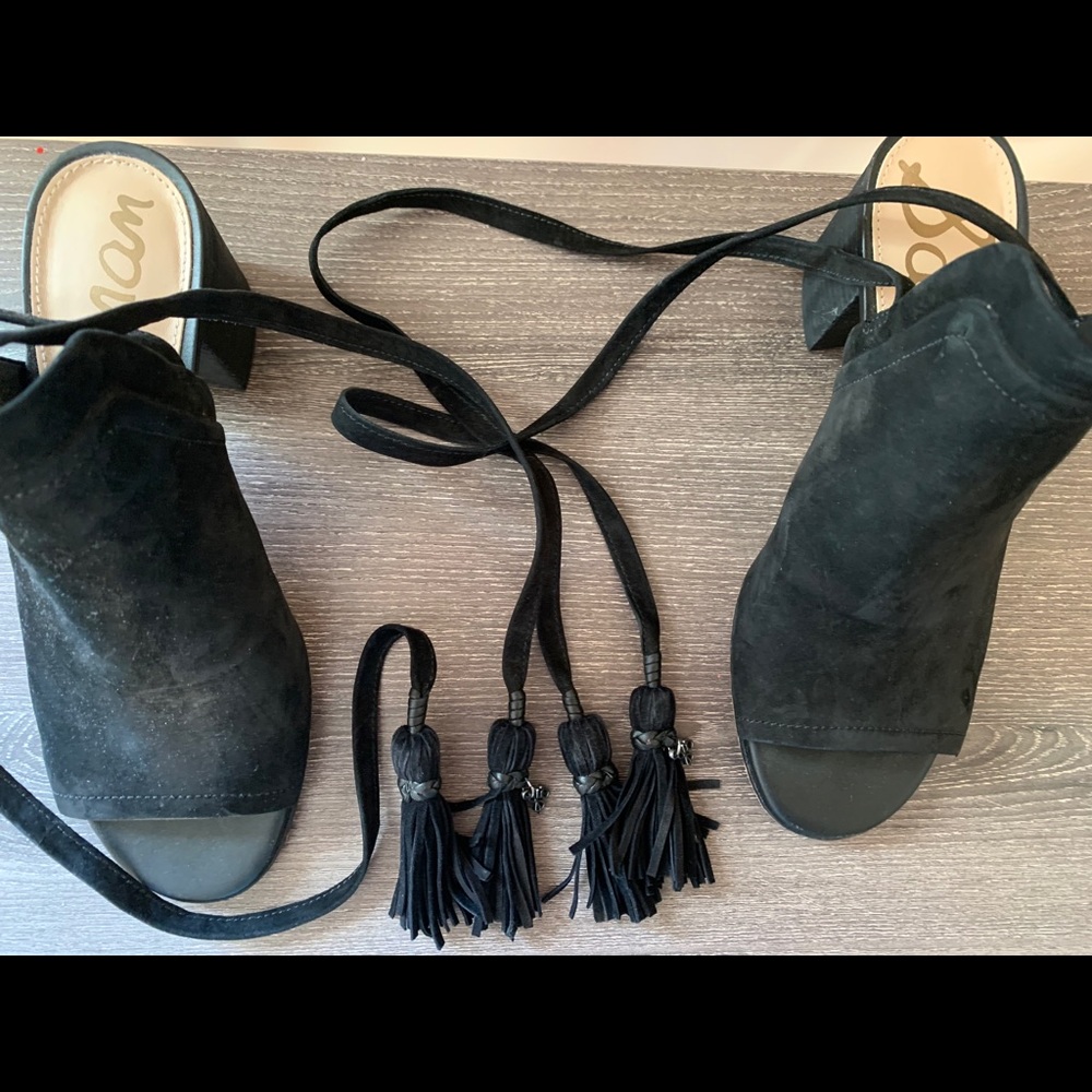 Sam Edelman Suede sandals with lace ups